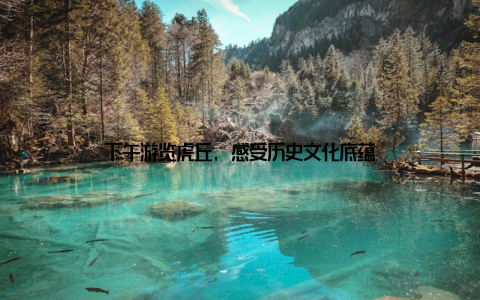 下午游览虎丘, 感受历史文化底蕴